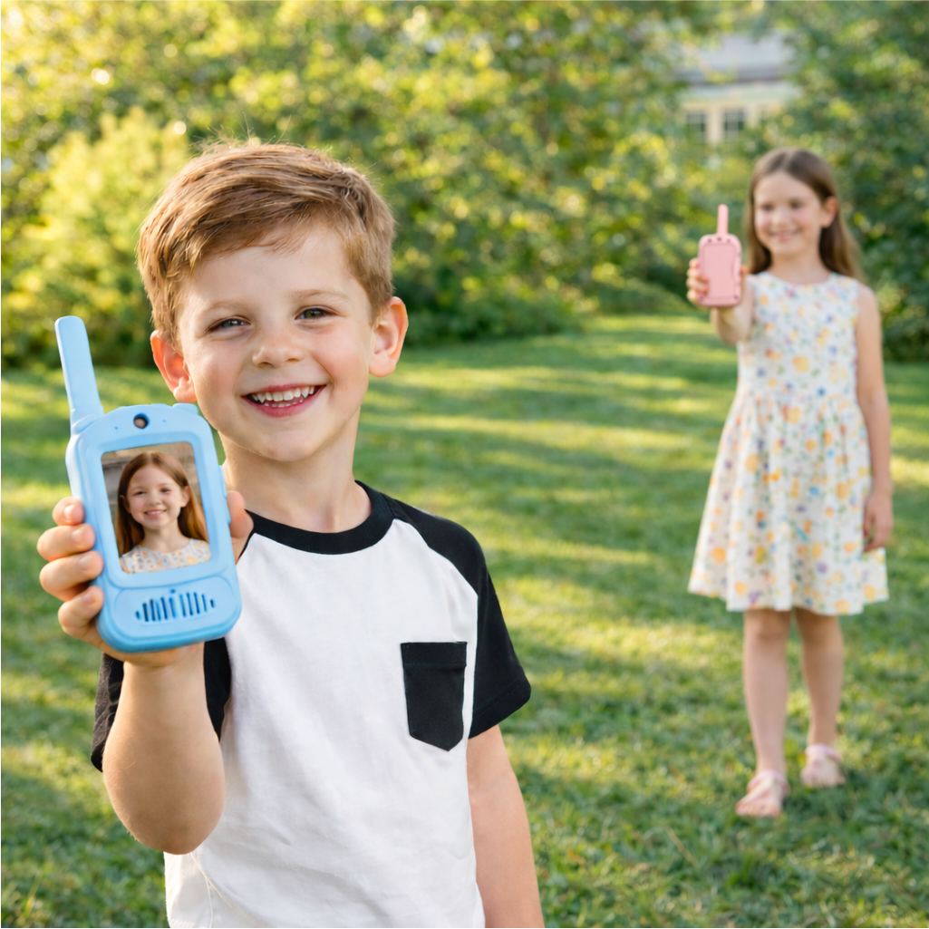 Çocuklar İçin Görüntülü Telsiz - 1 Kutuda 2 Adet Telsiz