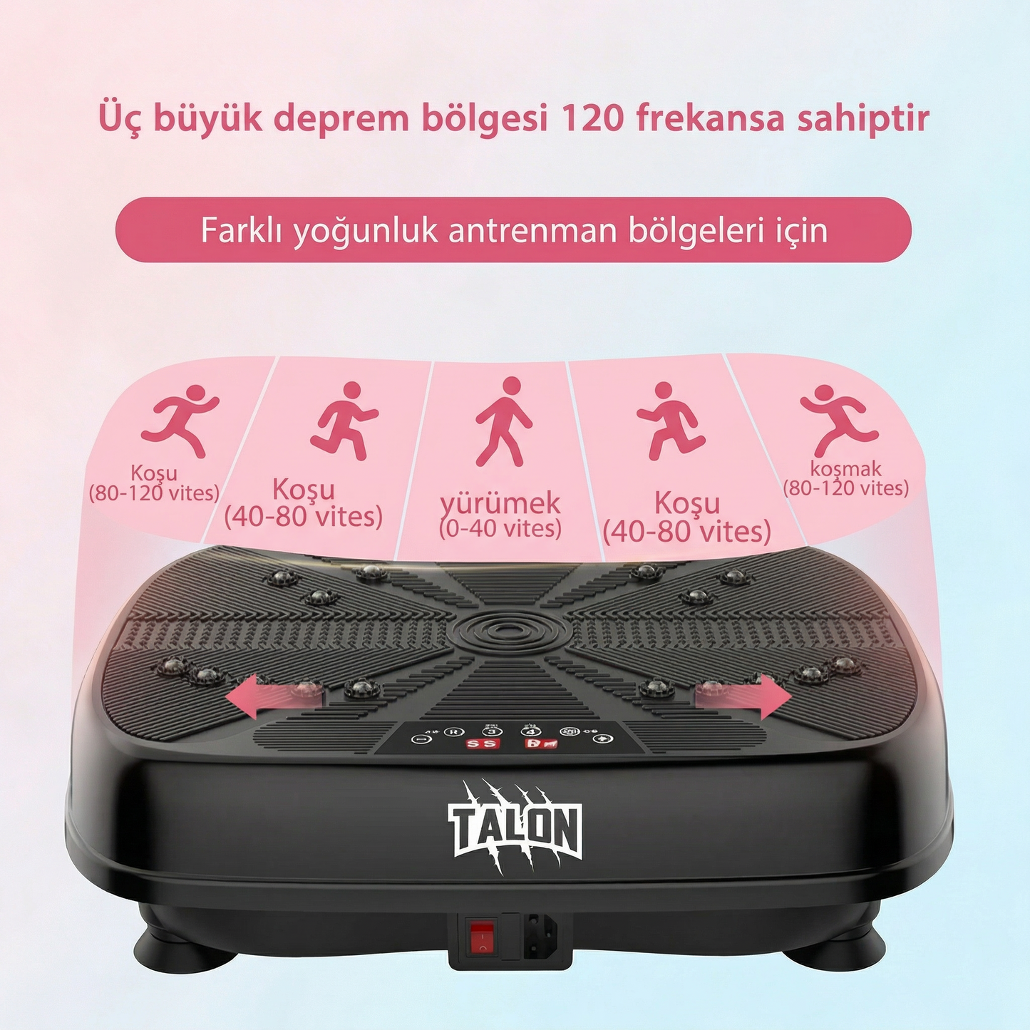 Premium Titreşimli Fitness ve Egzersiz Aleti - 99 Hız Kademeli